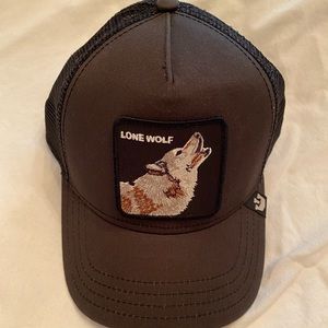 Lone wolf trucker hat - Goorin Bros. - never worn